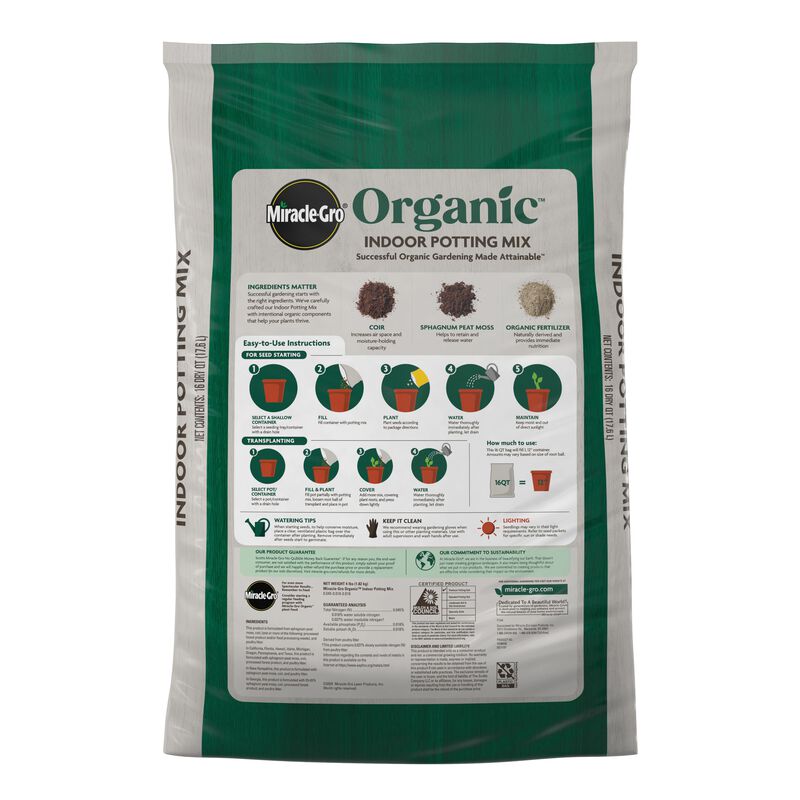 Miracle-Gro Organic™ Indoor Potting Mix image number null